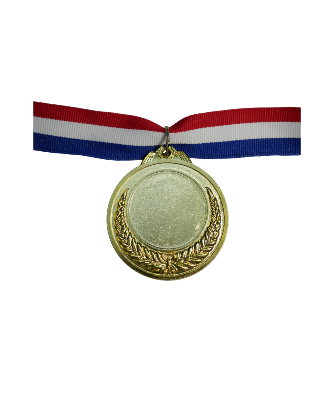 Premium Plastic Medal with Tricolor Ribbon