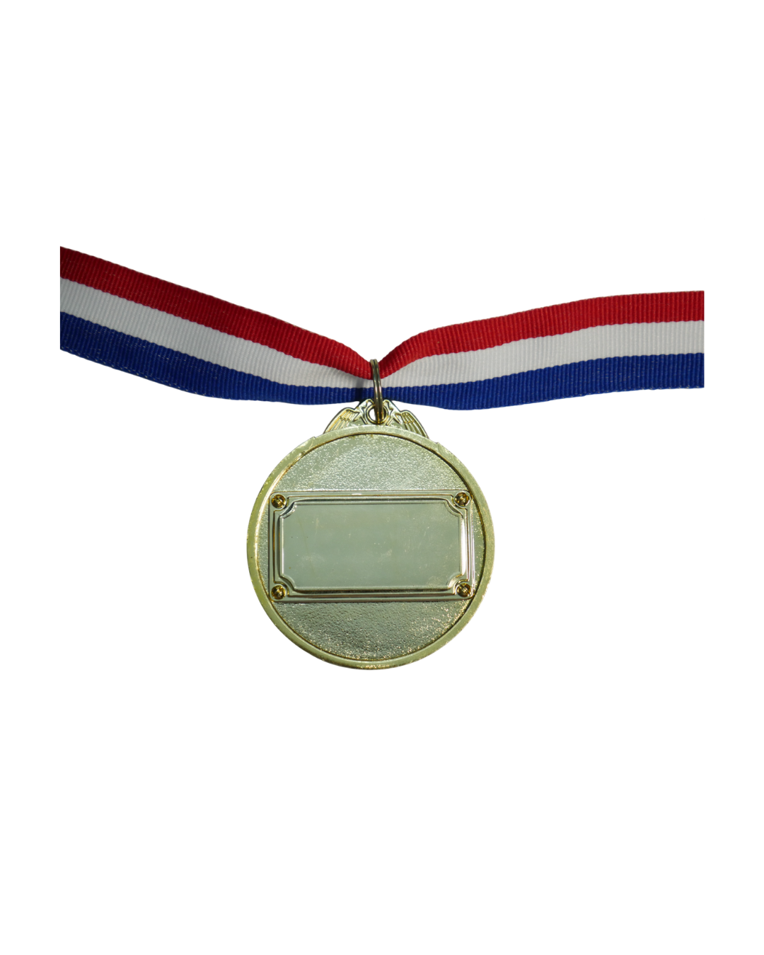 Premium Plastic Medal with Tricolor Ribbon